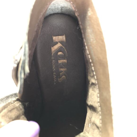 Korks Kork-Ease ROANA Ankle Booties Leather Boots Women's Brown Lace-Up Size 7M - Picture 7 of 10